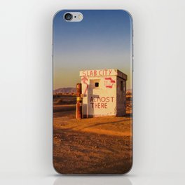 Welcome to Slab City iPhone Skin