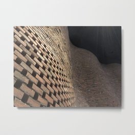 wavey bricks Metal Print | Architecture, Color, Mit, Chapel, Digital, Photo, Eerosaarinen 