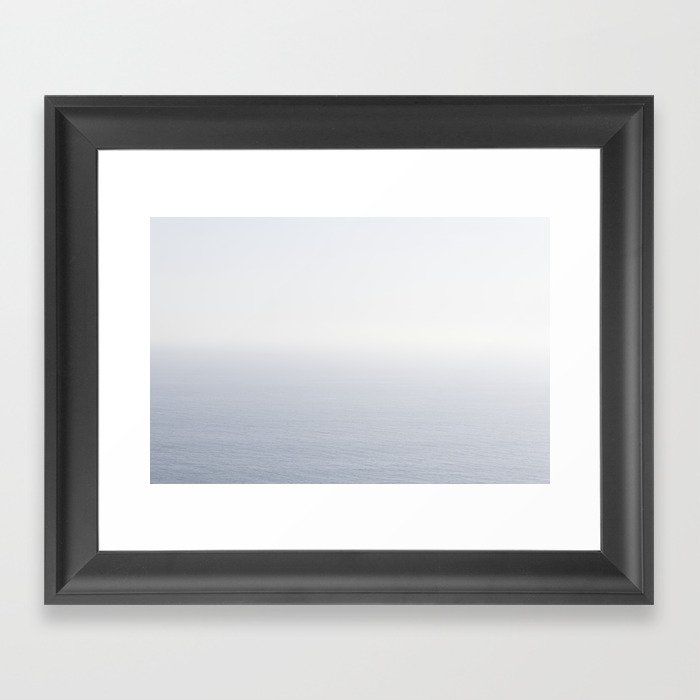 White Sea Framed Art Print