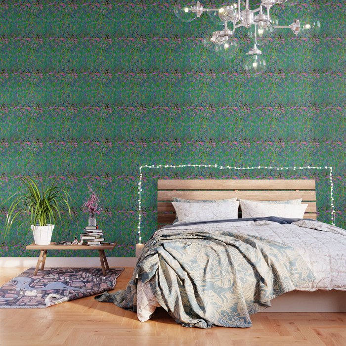 Pixel City Wallpaper By Absoluteabstract Society6