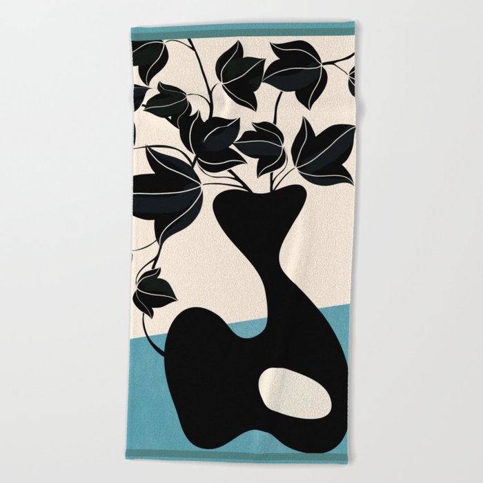  Abstract Art Vase 06 Beach Towel