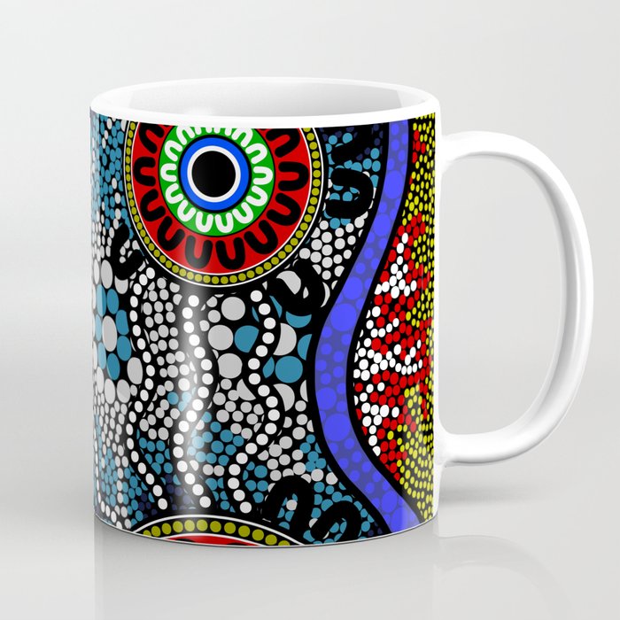 Aboriginal Art – Camping Coffee Mug