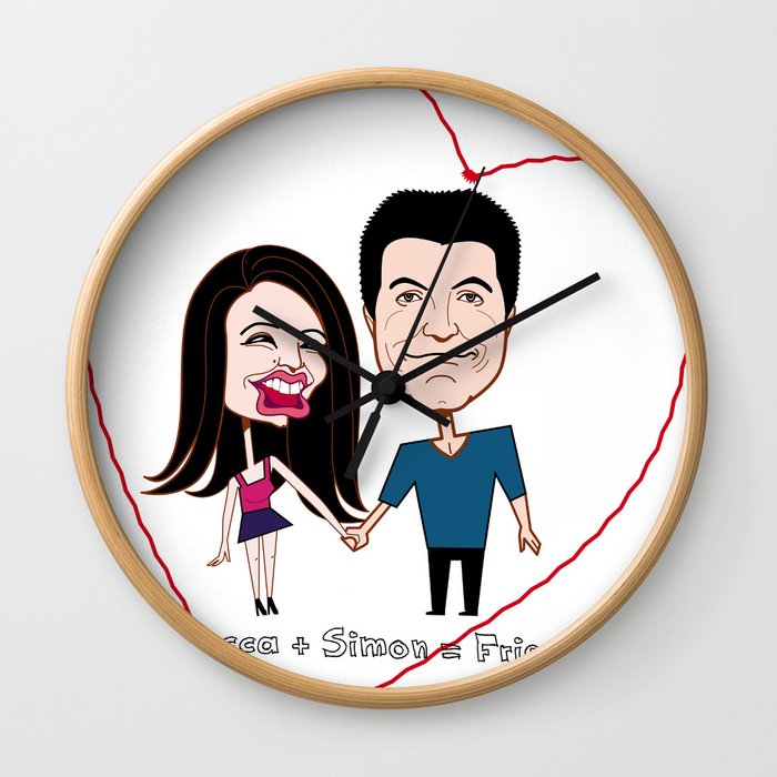Rebecca Black and Simon Cowell are Friends Wall Clock