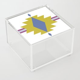 Native American modern geometric design Acrylic Box