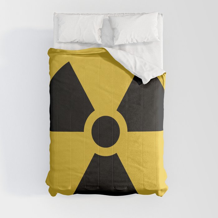 Radiation Hazard Symbol Comforter