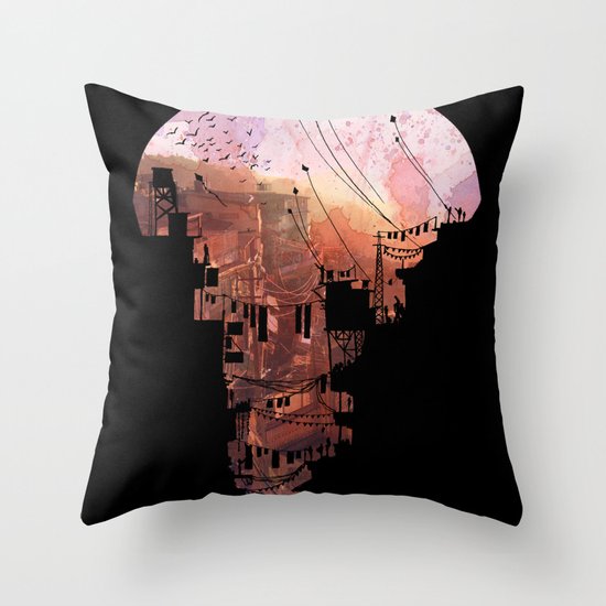 Secret Streets Throw Pillow