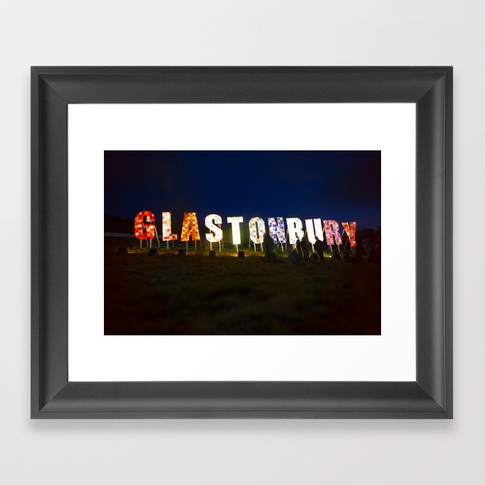 Glastonbury Framed Art Print