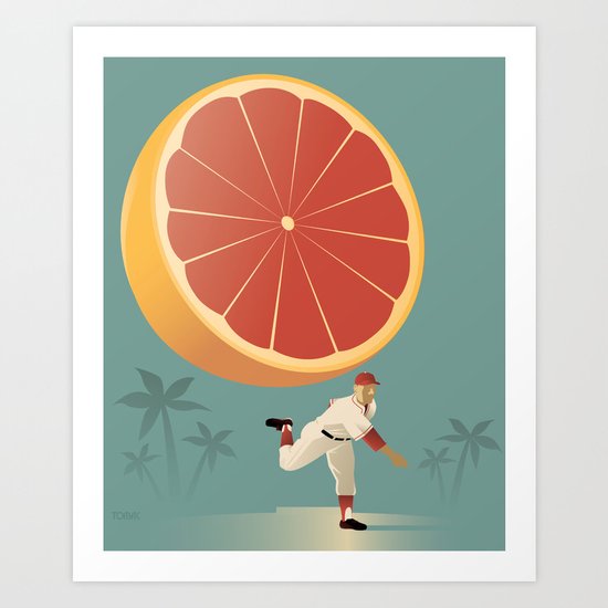 Grapefruit League Art Print