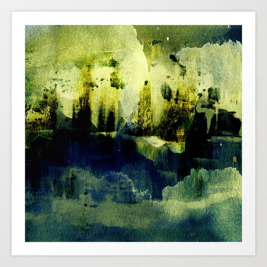 abstract landscape with light Art Print