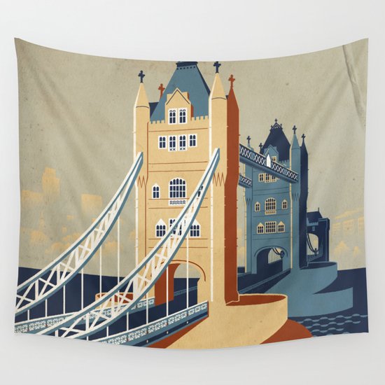 Tower Bridge Wall Tapestry