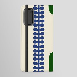 Minimal fern colorblock 4 Android Wallet Case
