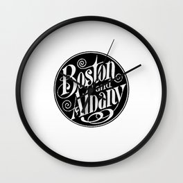 BOSTON & ALBANY Railroad circa 1900 Wall Clock