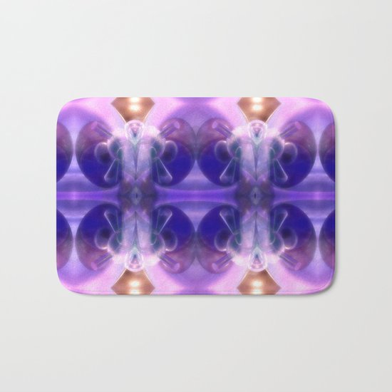 Astronaut of glass and light Bath Mat