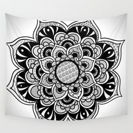 Black and white Wall Tapestry