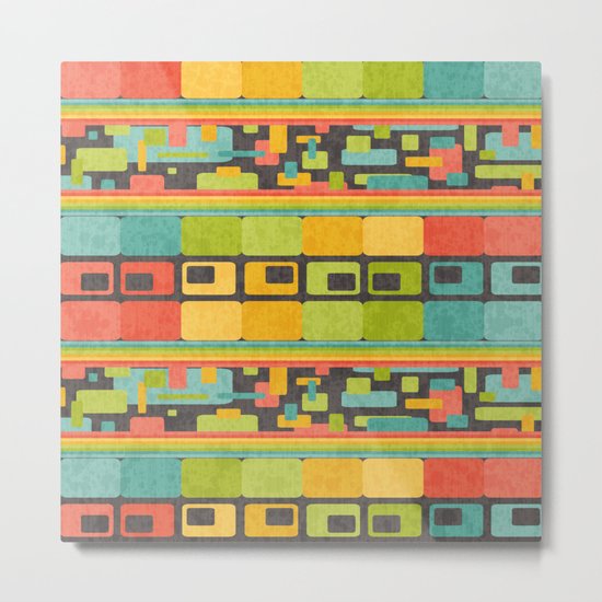 Retro Overload Metal Print