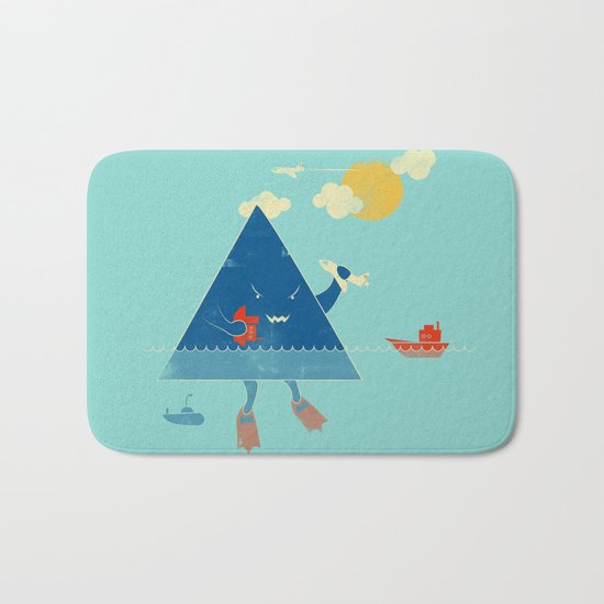 Bermuda Triangle Bath Mat