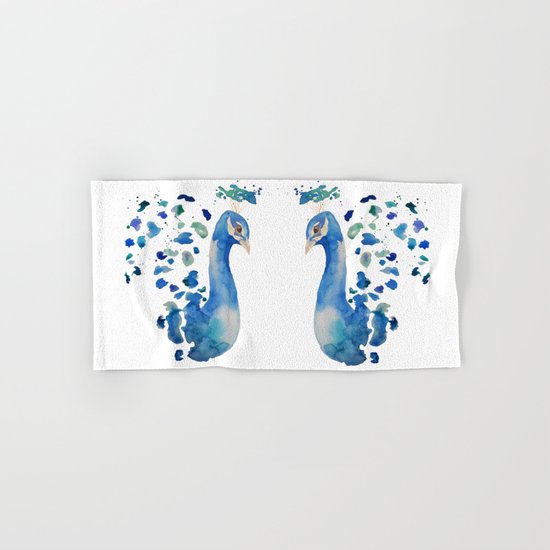 Peacock Hand & Bath Towel