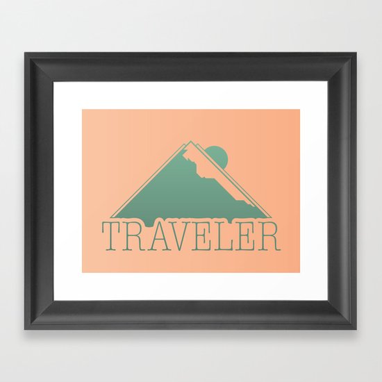 Traveler Framed Art Print