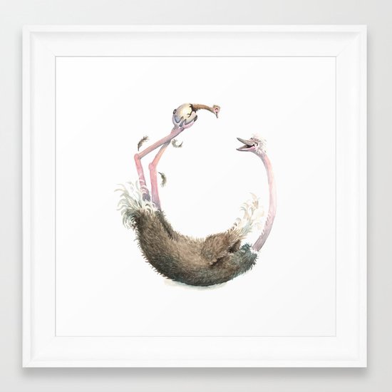 O Is For Ostrich From The Laugh A Bit Alphabet Collection By