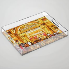 Happy shoppers - Forum Shops Caesars Palace, Las Vegas Acrylic Tray