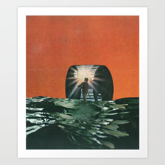 Black Waters Art Print