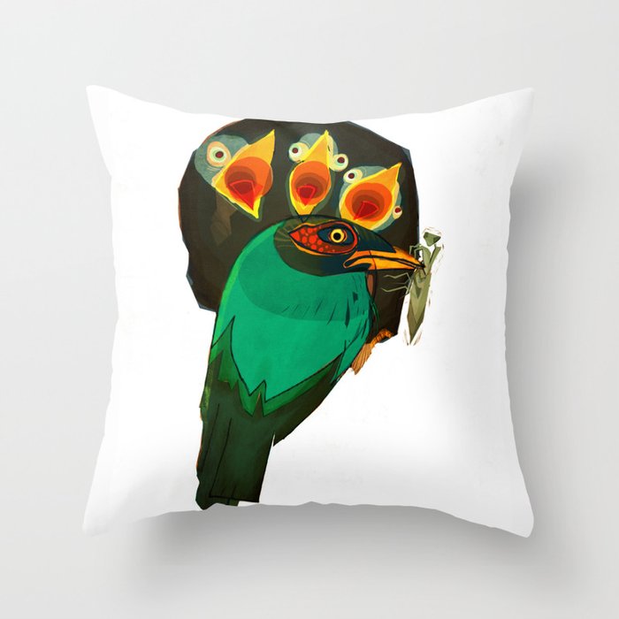 birds Throw Pillow