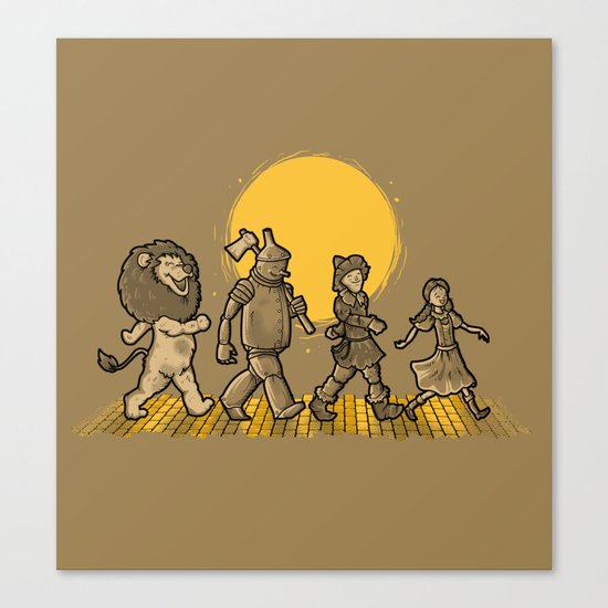 YELLOW BRICKS ROAD Canvas Print