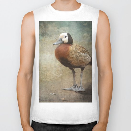 The Duck that found a feather.... Biker Tank