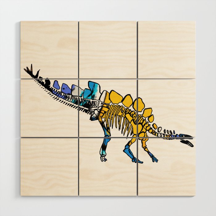Stegosaurus  Wood Wall Art