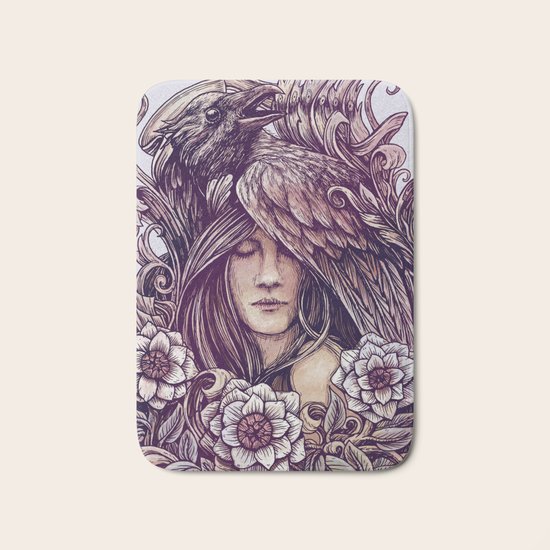 Crow Bath Mat