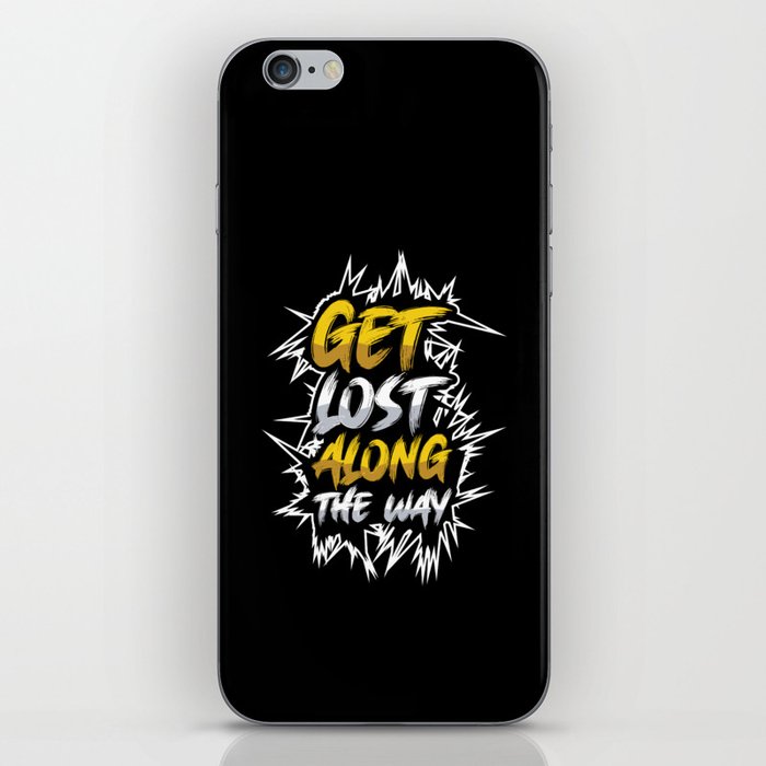 Get Lost Along The Way Adventure iPhone Skin