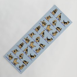 German Shepherd Yoga Mats Society6