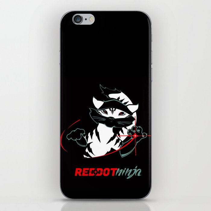 Red Dot Ninja (revised) iPhone Skin