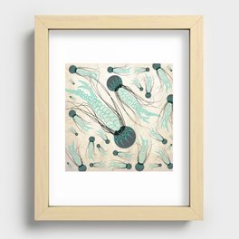 Jelly Fish Recessed Framed Print