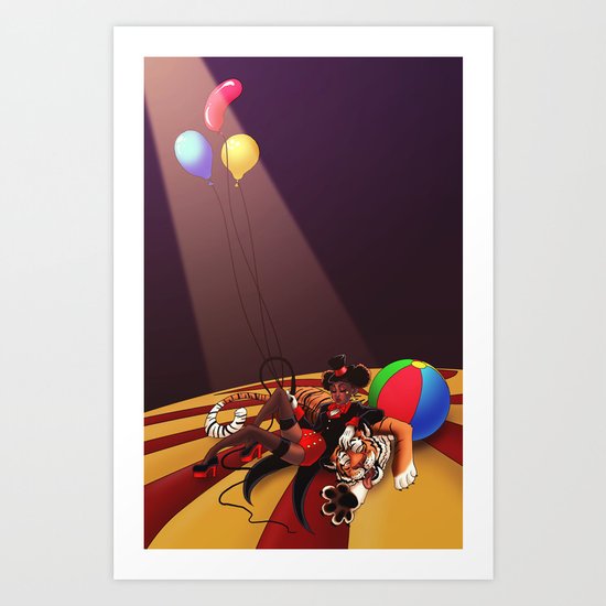 The Ringmaster's Nap - Variation Art Print