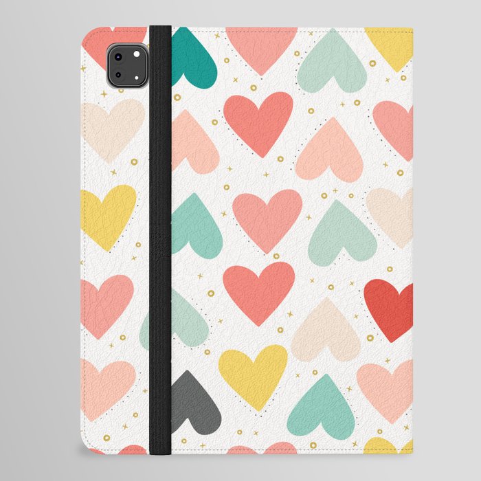 Be My Valentine - Heart Pattern  iPad Folio Case