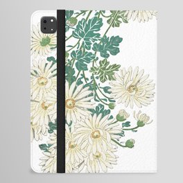 Chrysanthemums Ohara Koson Woodblock Art  iPad Folio Case
