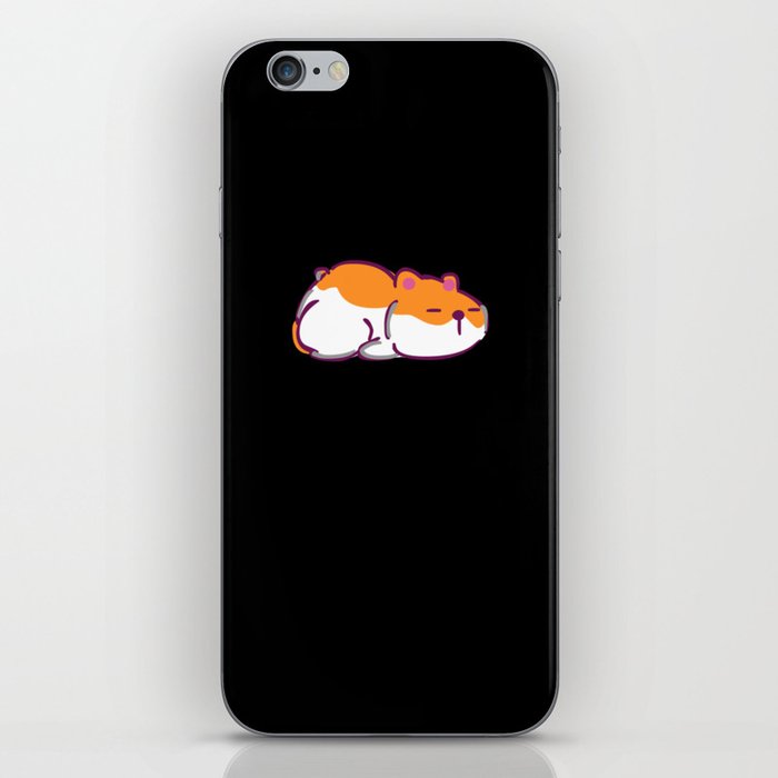 Sleeping Hamster iPhone Skin