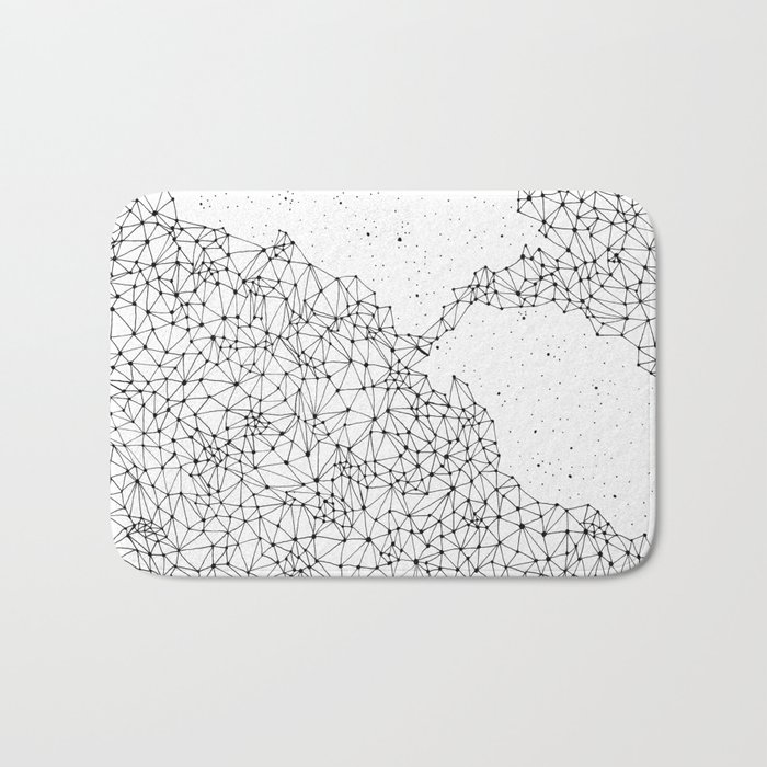 Lines in the sky Bath Mat