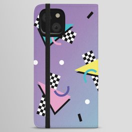 Memphis pattern 59 - 80s / 90s Retro iPhone Wallet Case