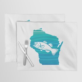 Wisconsin Wave Fishing Placemat