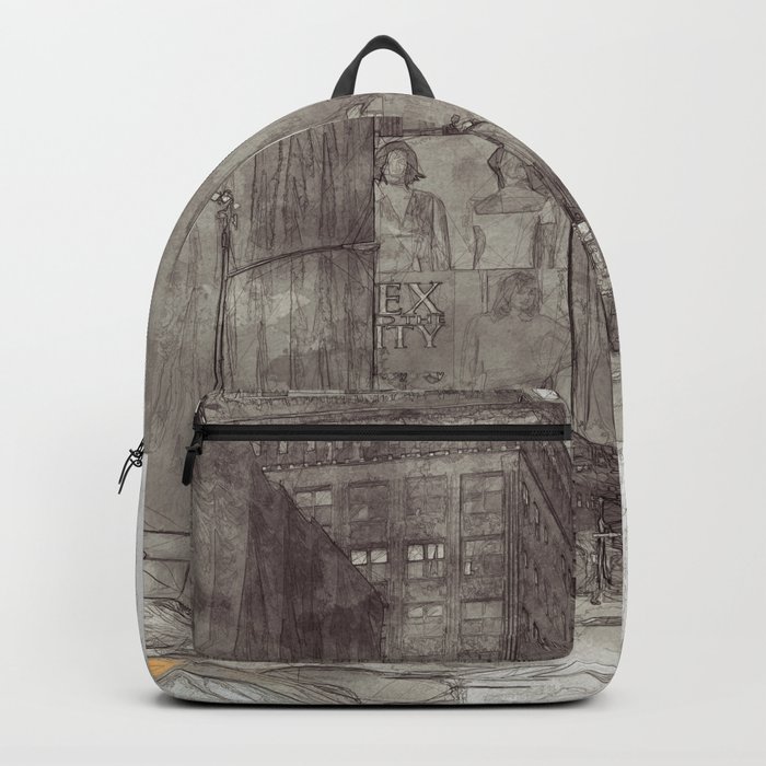 NYC Yellow Cabs Sex City - SKETCH Backpack