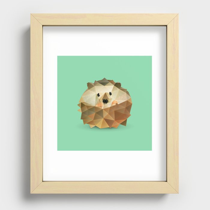 Hedgehog. Recessed Framed Print