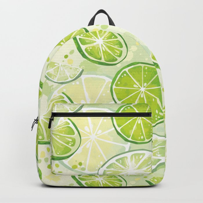 Fresh Lime Slices Backpack