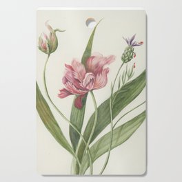 Summer Tulip With Lavendar Cutting Board
