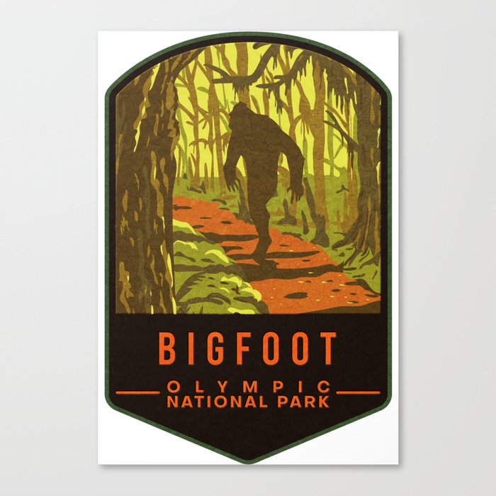 Bigfoot Olympic National Park Canvas Print