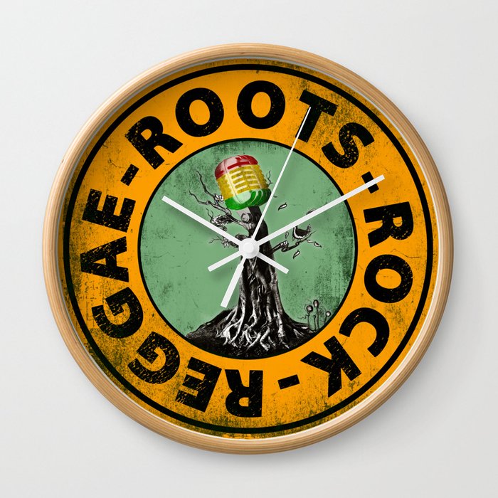 Roots - Rock - Reggae. Wall Clock