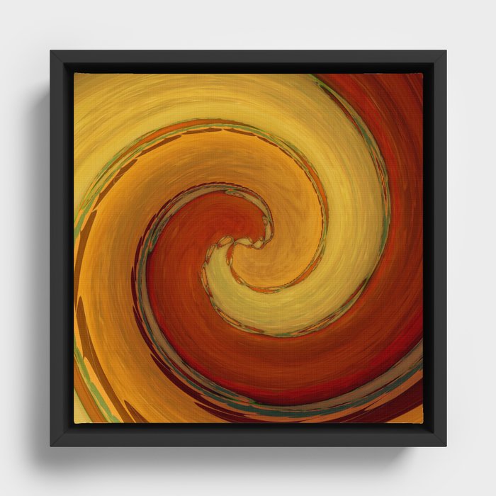Southwestern Whirlwind art and home decor Framed Canvas