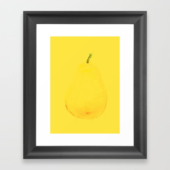 Pear Framed Art Print