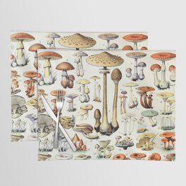 Adolphe Millot - Champignons B - French vintage poster Placemat
